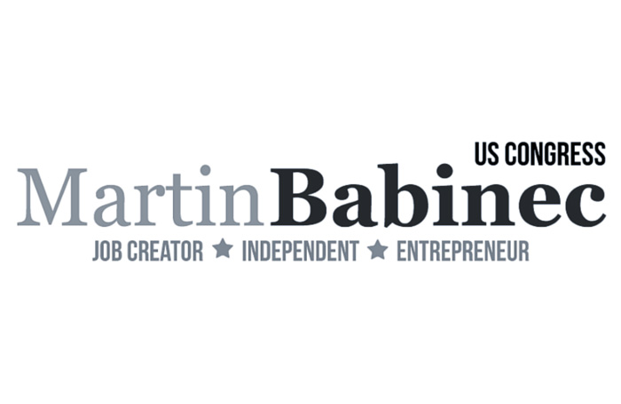 Logo | Martin Babinec for Congress | B&W